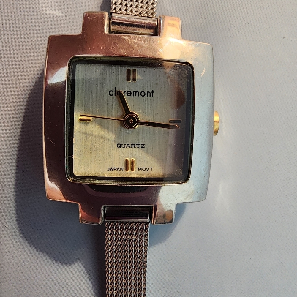 Claremont Gold Tone and Silver Tone Quartz Watch #6
